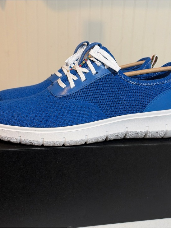 Cole Haan Other - Cole Haan ZEROGRAND Men's Royal Blue Knit Lace-Up Sneakers with White Sole